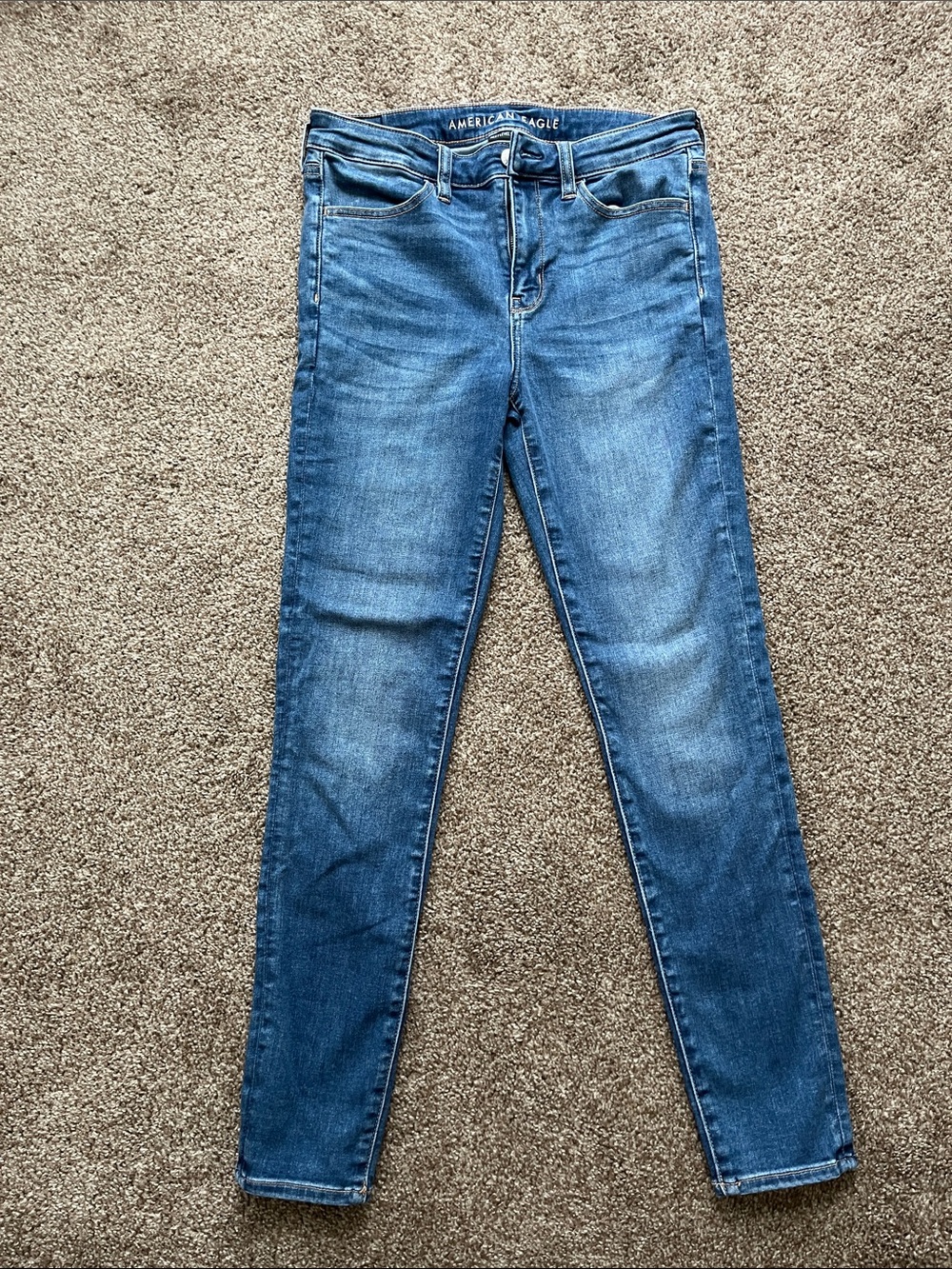 American Eagle Outfitters Women's Medium Blue Skinny Jeans